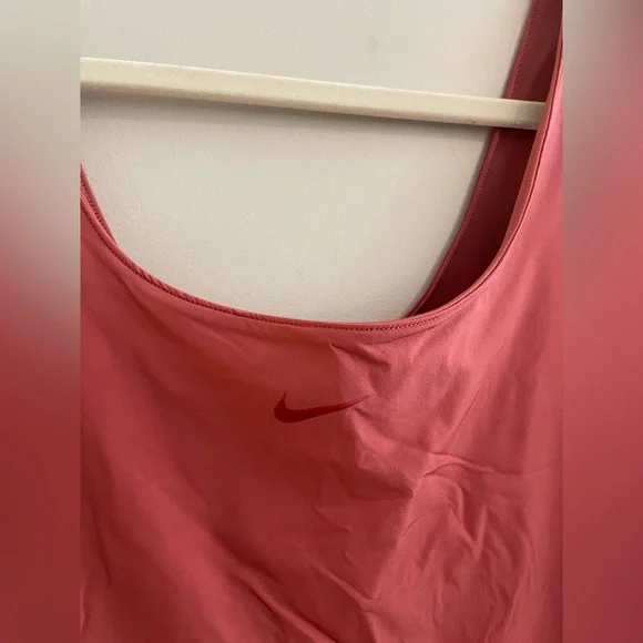 Nike Athletic Dress Burnt Orange/Red with Built in Bra and Built in Shorts - Picture 2 of 4